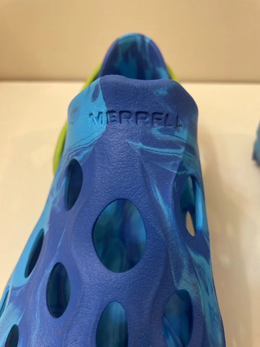 Merell Hydro Moc Water Shoes Big Kids 6 M 6 W 8 Blue Lime Green